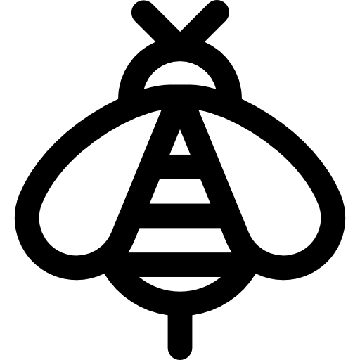 abeja Basic Rounded Lineal icono