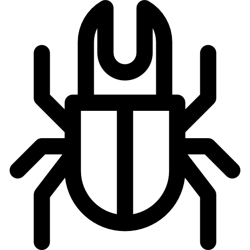 Жук Basic Rounded Lineal иконка