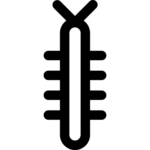 centipide Basic Rounded Lineal icona