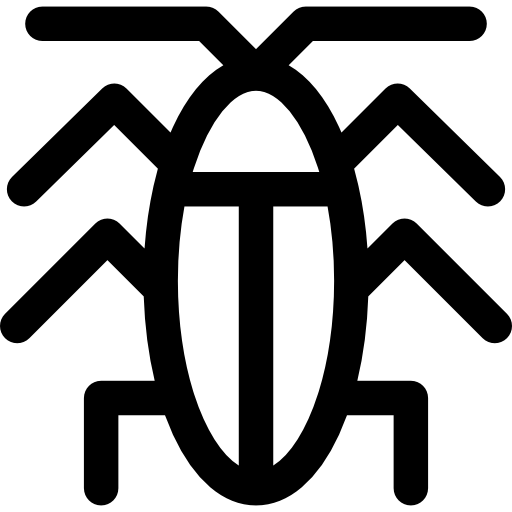 바퀴벌레 Basic Rounded Lineal icon