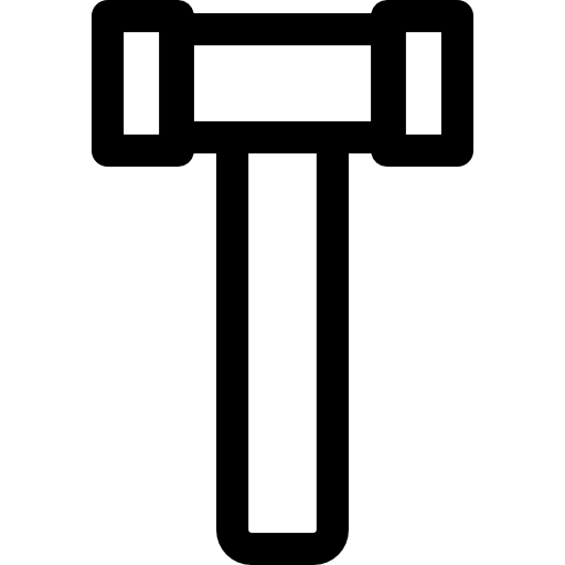 hammer Basic Rounded Lineal icon