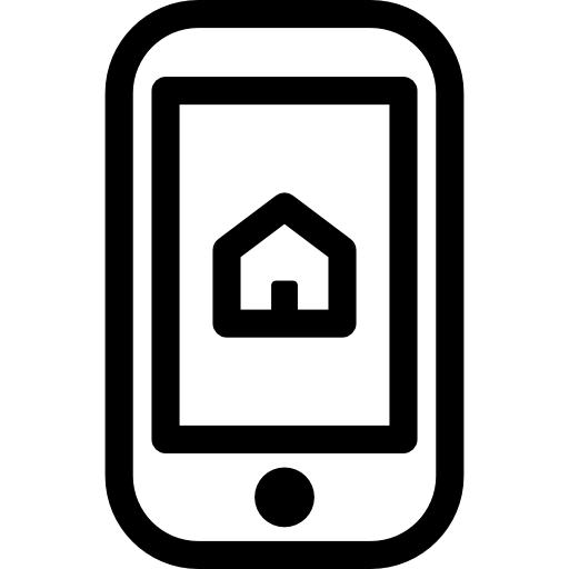 Мобильный телефон Basic Rounded Lineal иконка