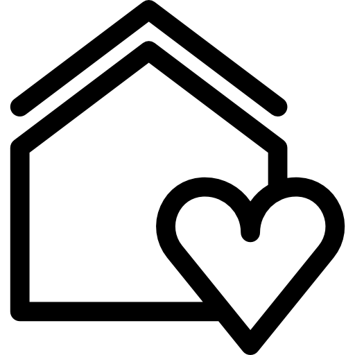 hogar Basic Rounded Lineal icono