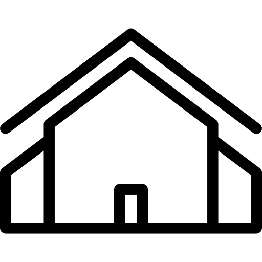 дом Basic Rounded Lineal иконка