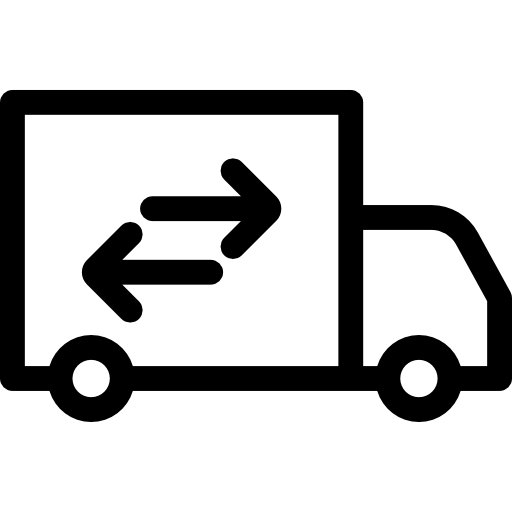ciężarówka Basic Rounded Lineal ikona