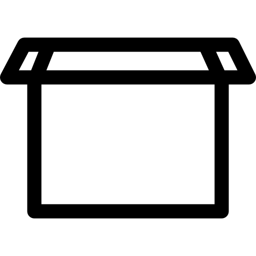 caixa Basic Rounded Lineal Ícone