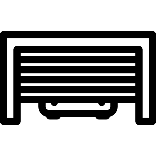 garaje Basic Rounded Lineal icono