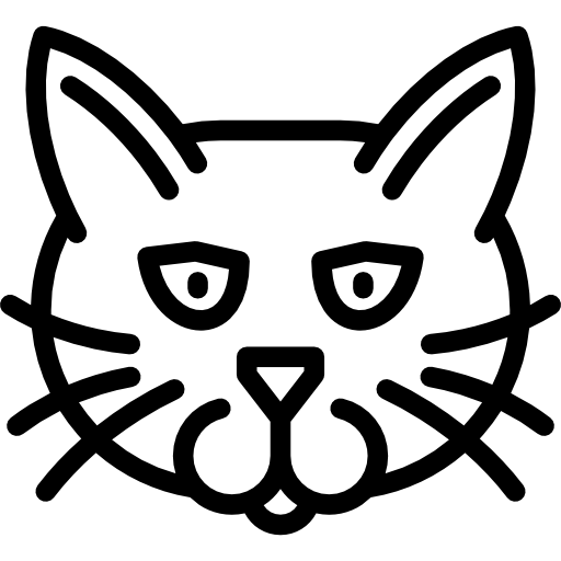 amerykański kot szorstkowłosy Special Lineal ikona