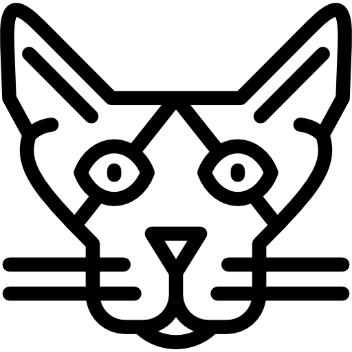chat rex de cornouailles Special Lineal Icône
