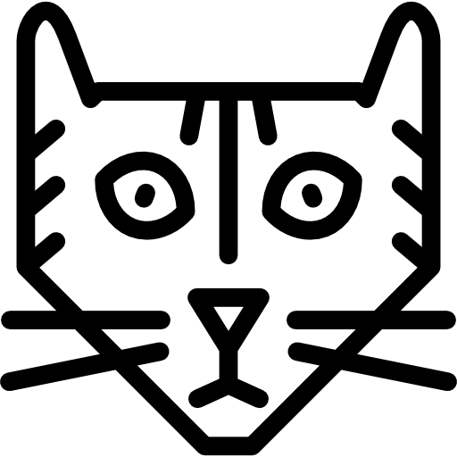 gatto mau egiziano Special Lineal icona