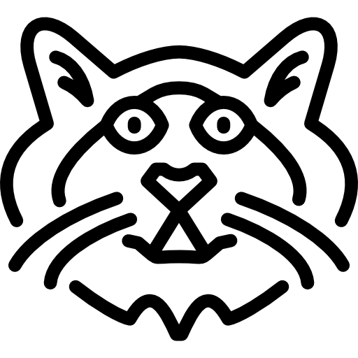 ragdoll kat Special Lineal icoon