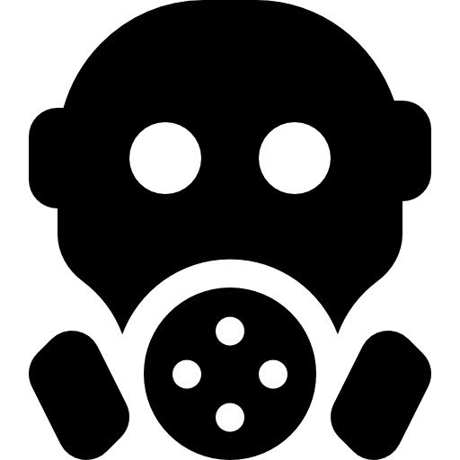 máscara de gas  icono