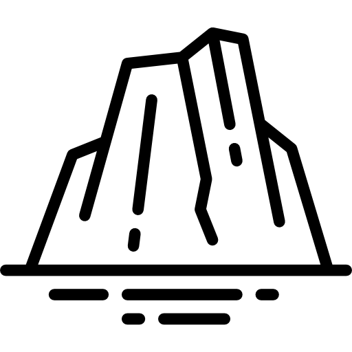 góra lodowa Special Lineal ikona