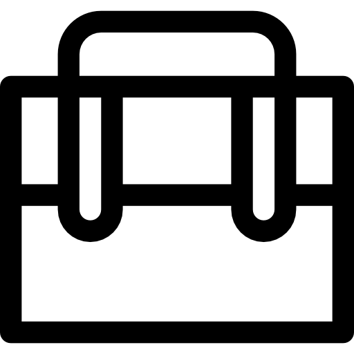 Briefcase Basic Straight Lineal icon