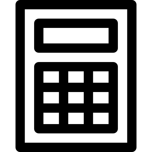 calculadora Basic Straight Lineal icono