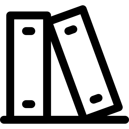 File folder Basic Straight Lineal icon