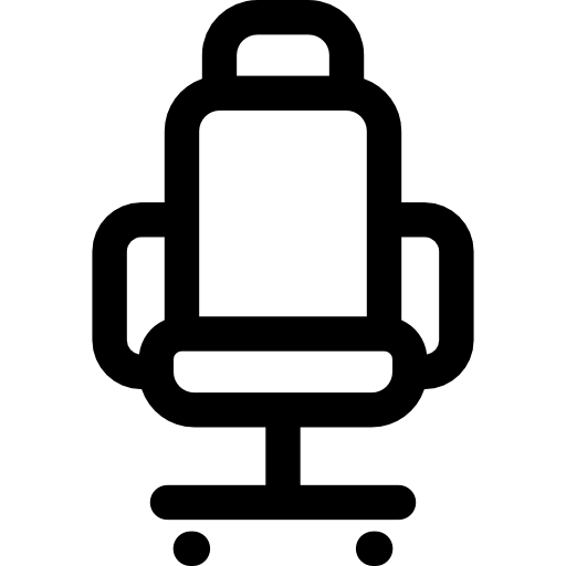 bürostuhl Basic Straight Lineal icon
