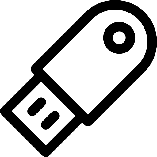 Usb flash drive Basic Straight Lineal icon