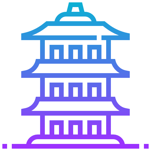 pagoda Meticulous Gradient icona