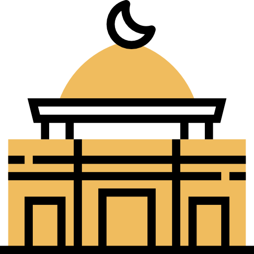 moschea di al-aqsa Meticulous Yellow shadow icona