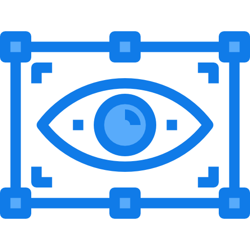 Visibility Justicon Blue icon