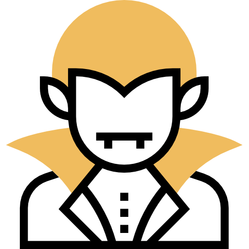 drakula Meticulous Yellow shadow ikona