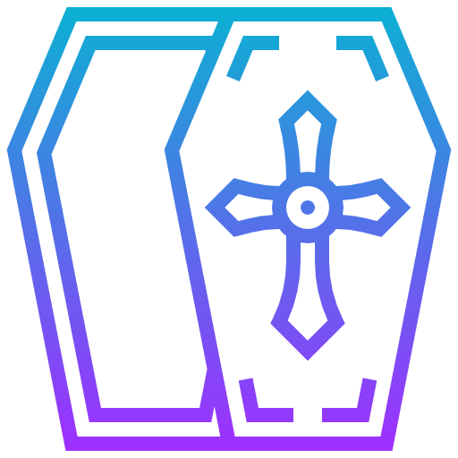 Coffin Meticulous Gradient icon