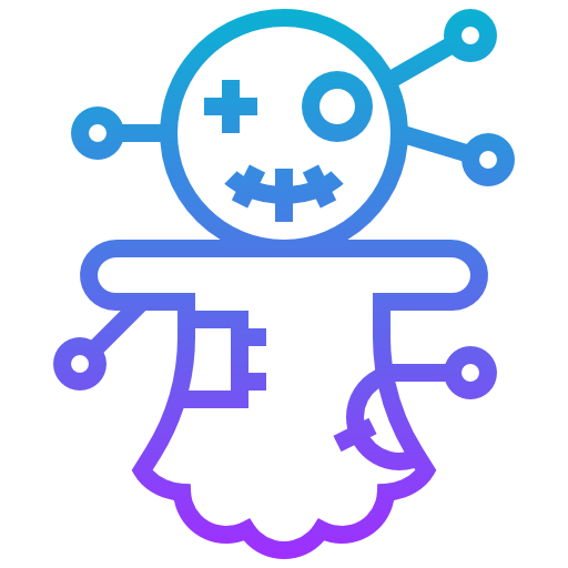 Voodoo doll Meticulous Gradient icon