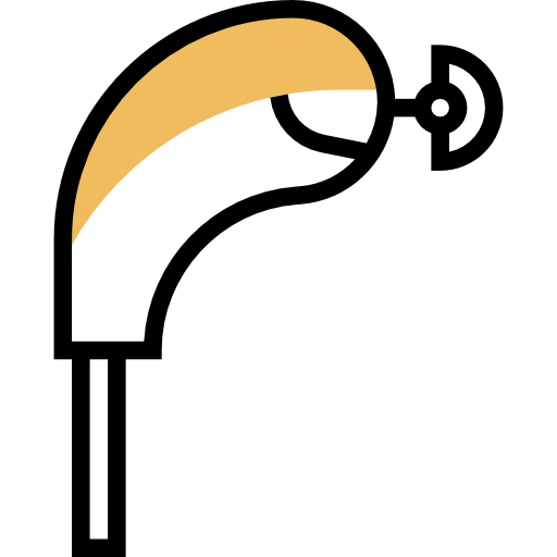 골프 스틱 Meticulous Yellow shadow icon