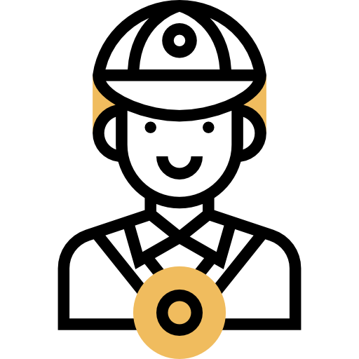 골퍼 Meticulous Yellow shadow icon