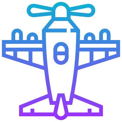flugzeug Meticulous Gradient icon