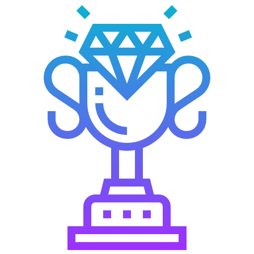 Trophy Meticulous Gradient icon