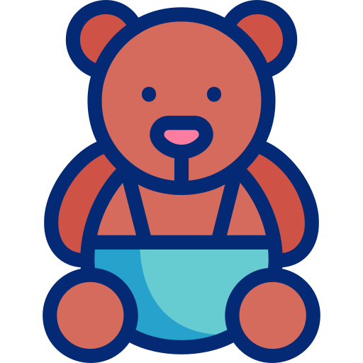 Teddy bear Basic Accent Lineal Color icon