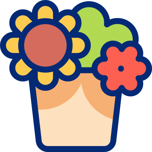 Flower pot Basic Accent Lineal Color icon