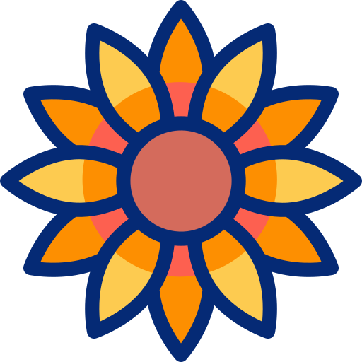 Sunflower Basic Accent Lineal Color icon