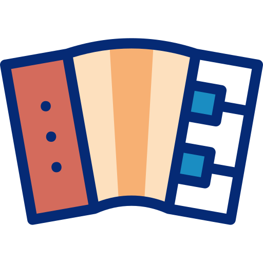 Accordion Basic Accent Lineal Color icon