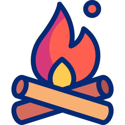 Campfire Basic Accent Lineal Color icon