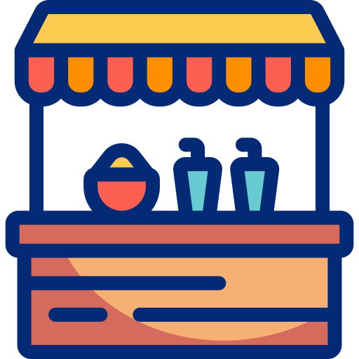 Kiosk Basic Accent Lineal Color icon