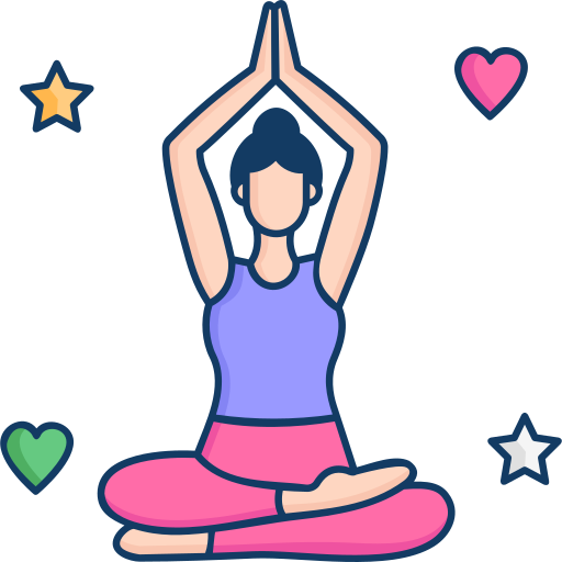 yoga SBTS2018 Lineal Color icoon