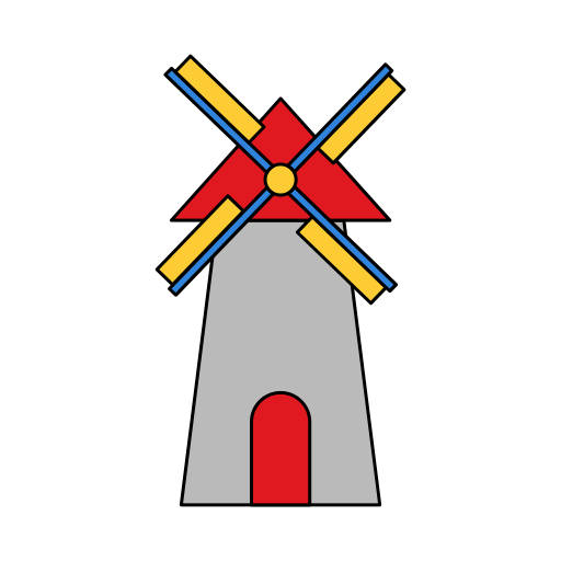 windmühle Generic color lineal-color icon