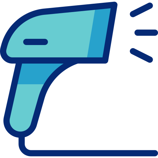 Barcode scanner Basic Accent Lineal Color icon