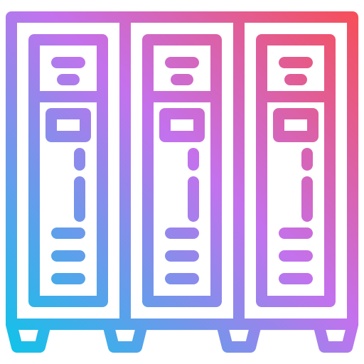 Locker Generic gradient outline icon