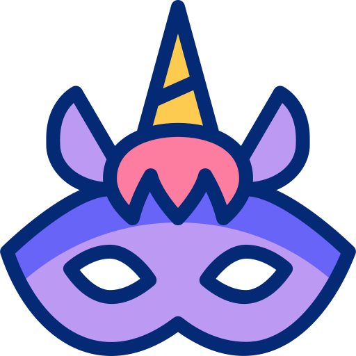 Mask Basic Accent Lineal Color icon