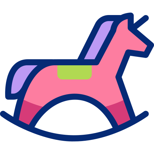 cavalo de pau Basic Accent Lineal Color Ícone