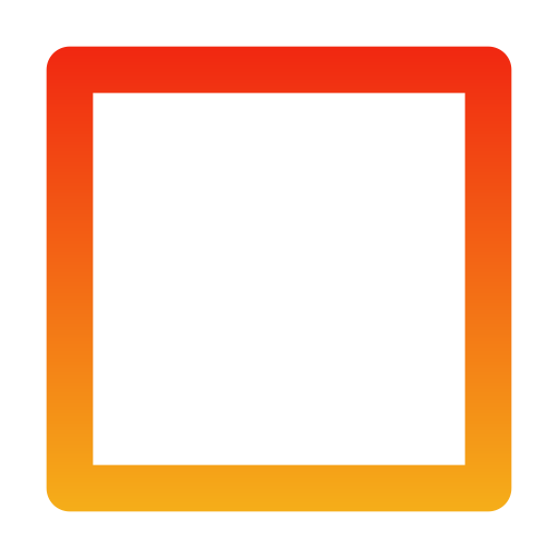 carré Generic gradient outline Icône