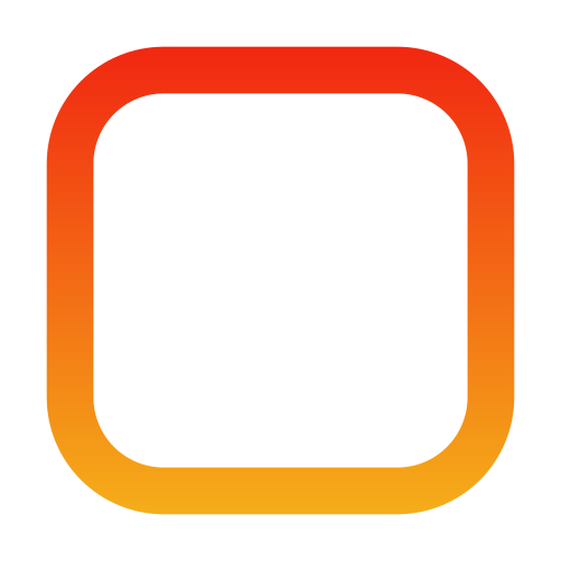 Square Generic gradient outline icon