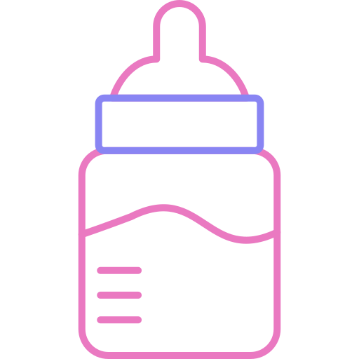 butelka dla dziecka Generic color outline ikona
