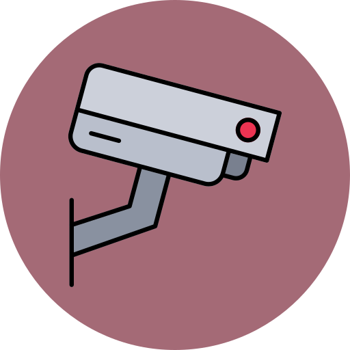 보안 카메라 Generic color lineal-color icon