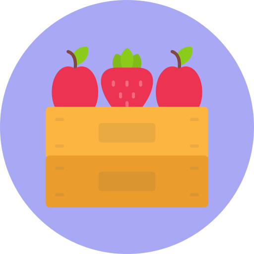 Fruit box Generic color fill icon