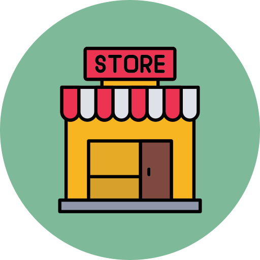 Store Generic color lineal-color icon